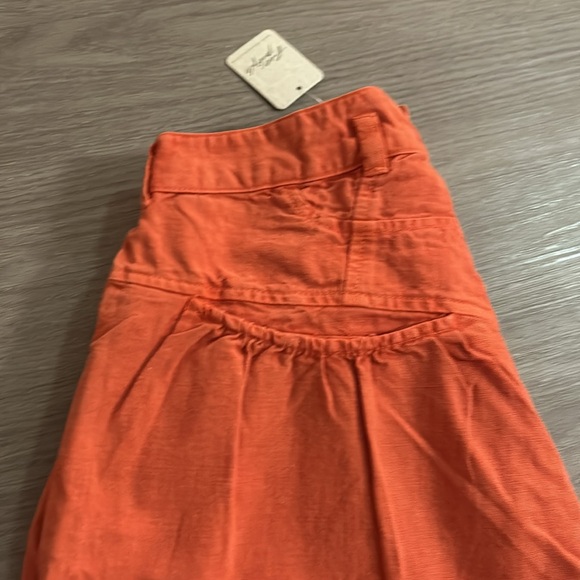 Free People Pants Orange Size 2 - Picture 4 of 4